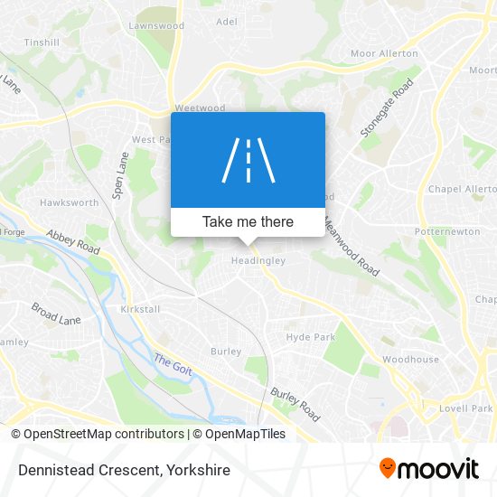 Dennistead Crescent map