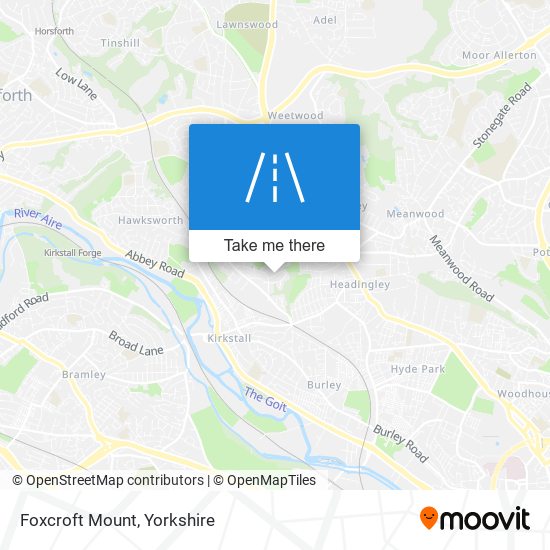 Foxcroft Mount map