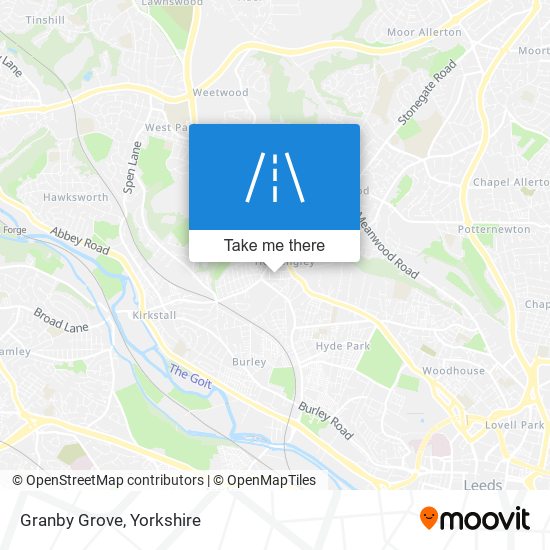 Granby Grove map