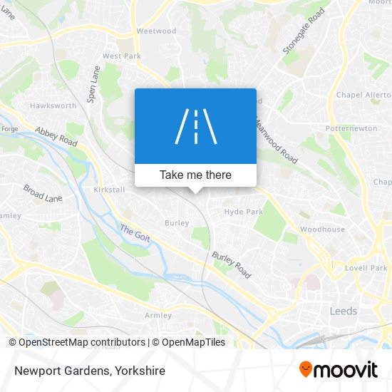 Newport Gardens map