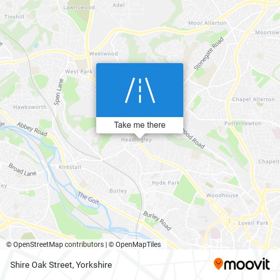 Shire Oak Street map