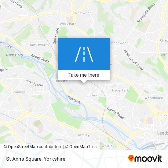 St Ann's Square map