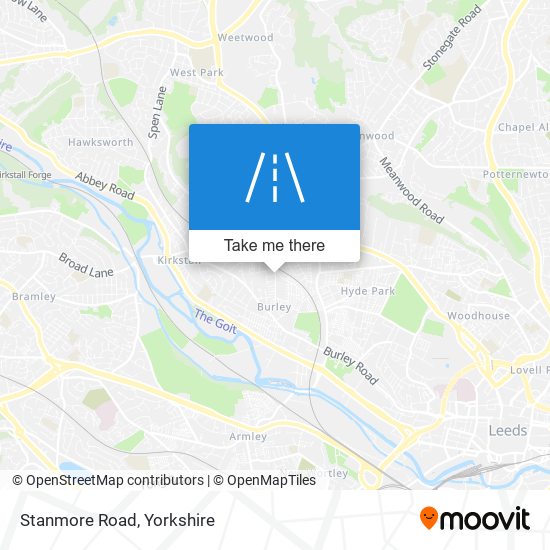 Stanmore Road map