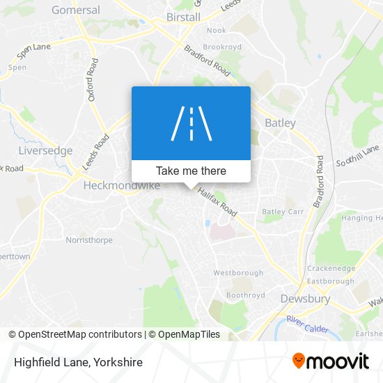 Highfield Lane map