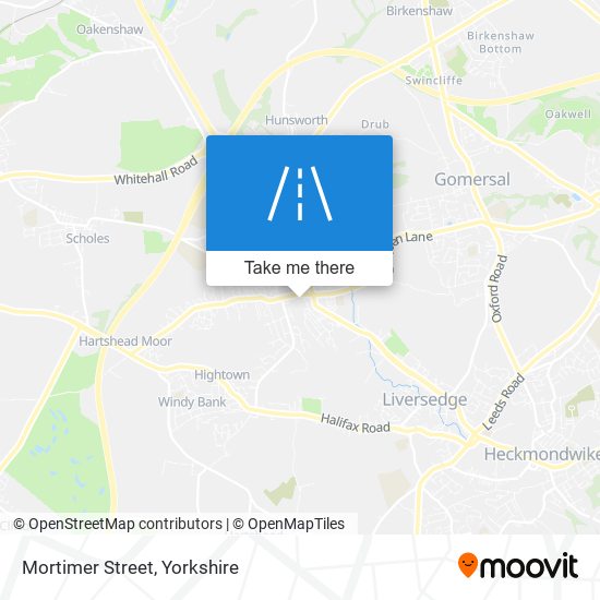 Mortimer Street map