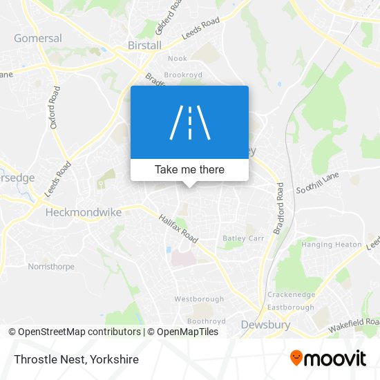 Throstle Nest map