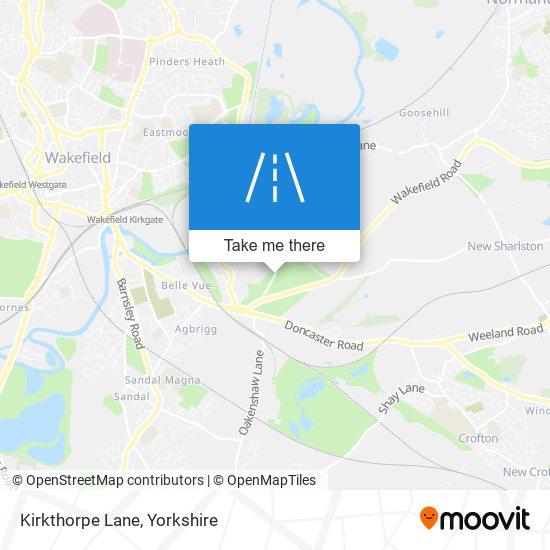 Kirkthorpe Lane map