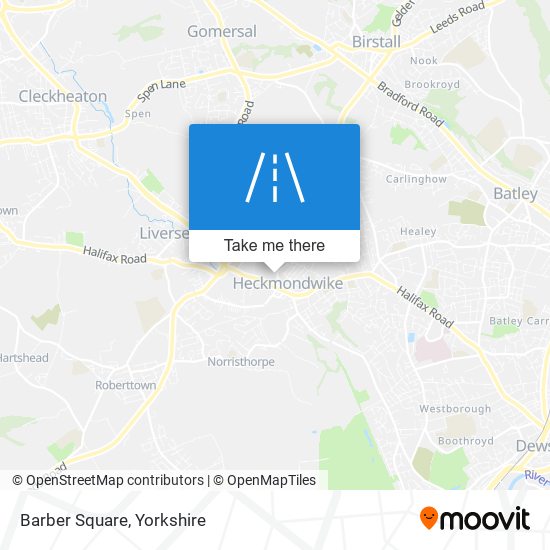Barber Square map