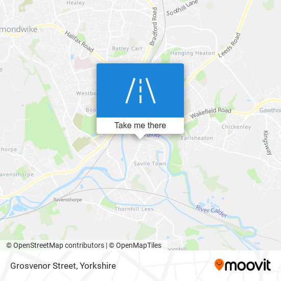 Grosvenor Street map