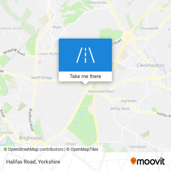 Halifax Road map