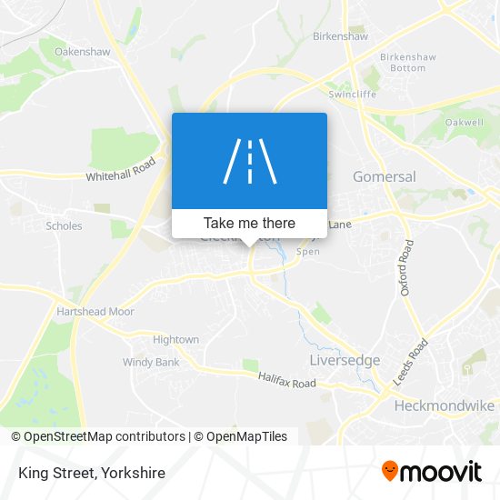 King Street map