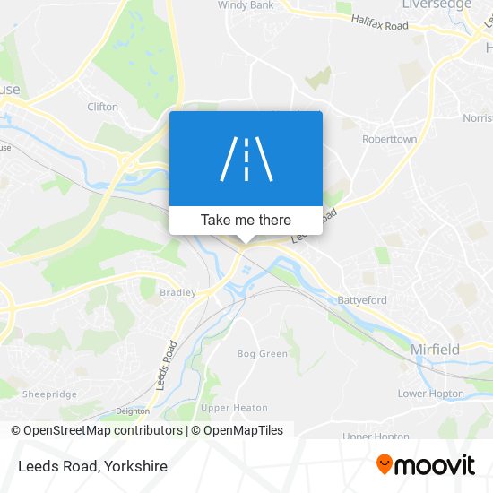 Leeds Road map