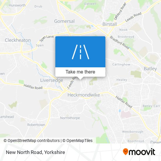 New North Road map