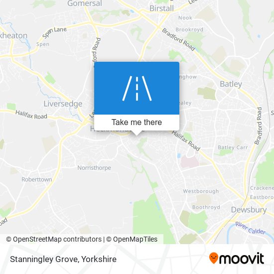 Stanningley Grove map