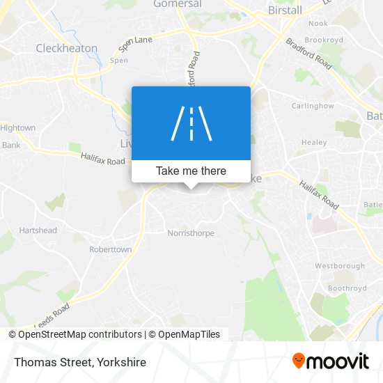 Thomas Street map