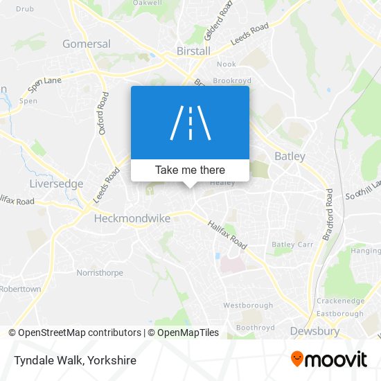 Tyndale Walk map