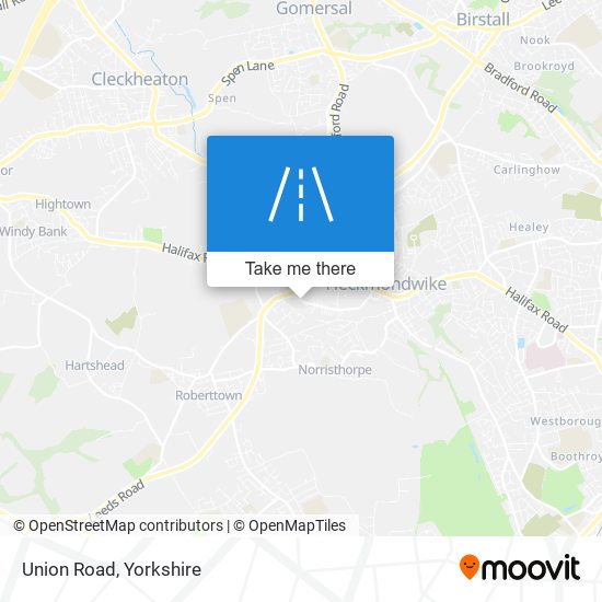 Union Road map