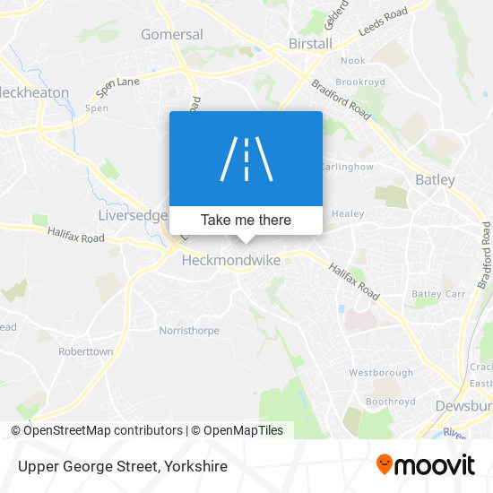 Upper George Street map