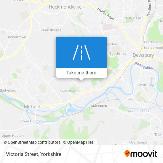 Victoria Street map