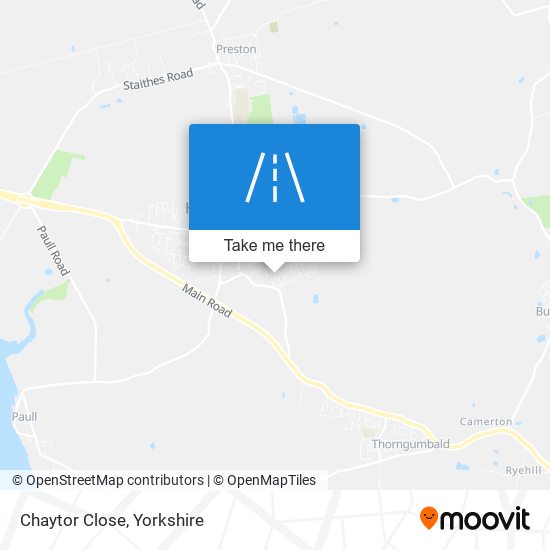 Chaytor Close map