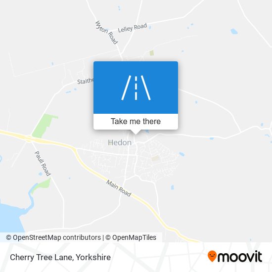 Cherry Tree Lane map