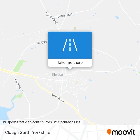 Clough Garth map