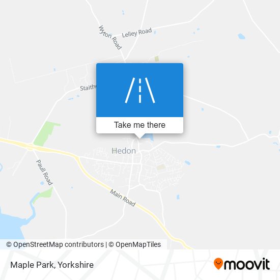 Maple Park map
