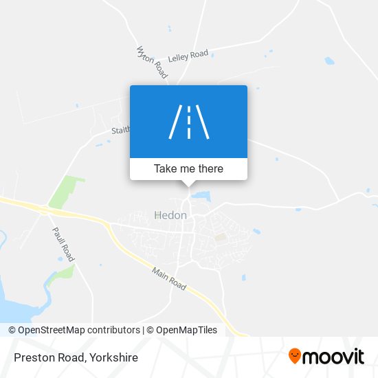 Preston Road map