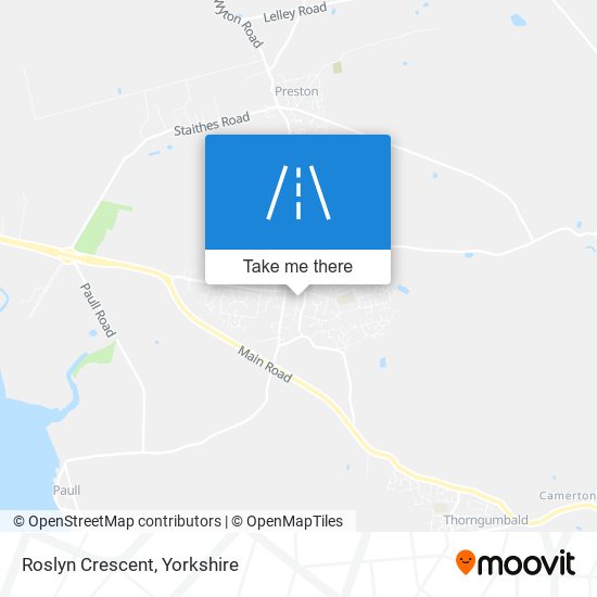 Roslyn Crescent map