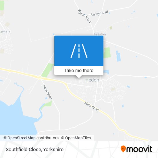 Southfield Close map