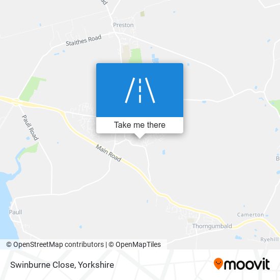 Swinburne Close map