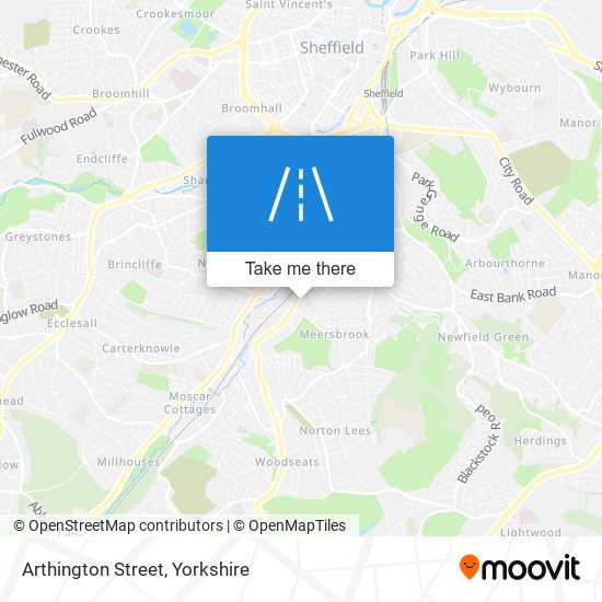 Arthington Street map