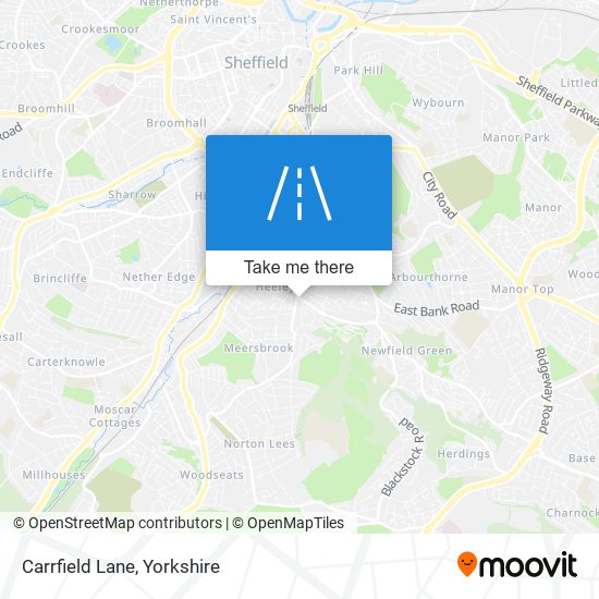 Carrfield Lane map