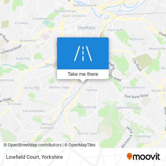 Lowfield Court map