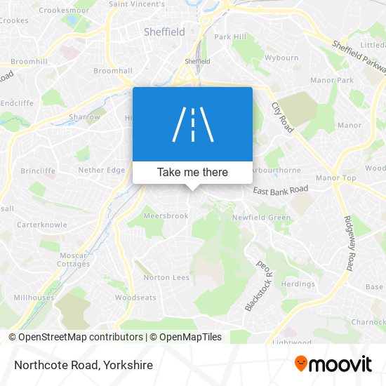 Northcote Road map