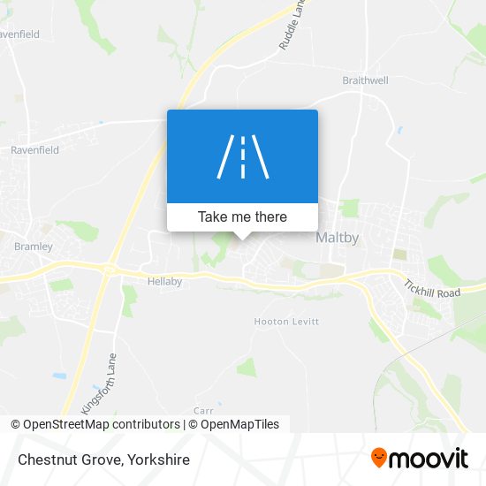 Chestnut Grove map