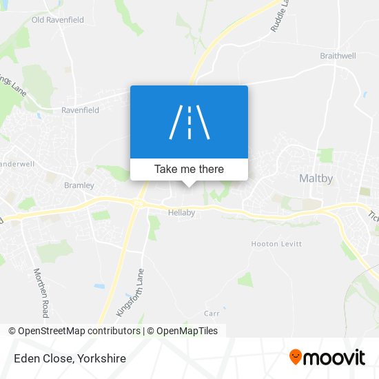 Eden Close map