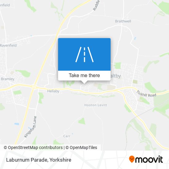 Laburnum Parade map