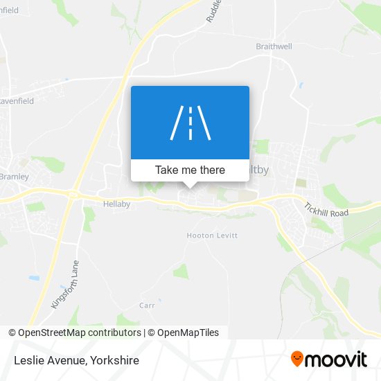 Leslie Avenue map