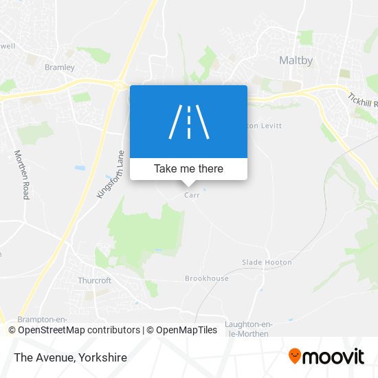 The Avenue map