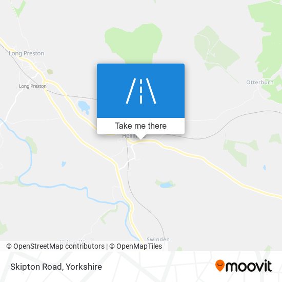 Skipton Road map