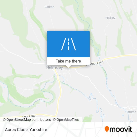 Acres Close map
