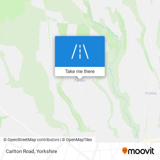Carlton Road map
