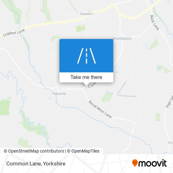 Common Lane map