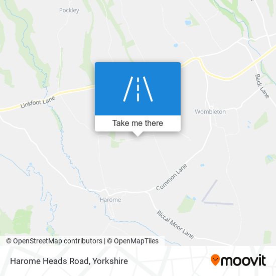 Harome Heads Road map
