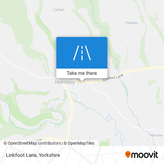Linkfoot Lane map
