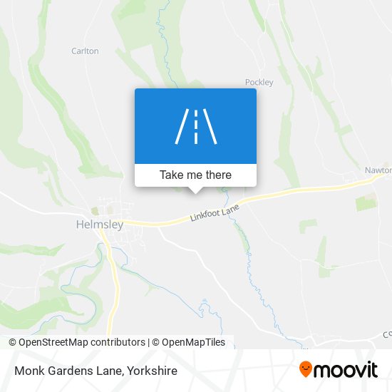 Monk Gardens Lane map
