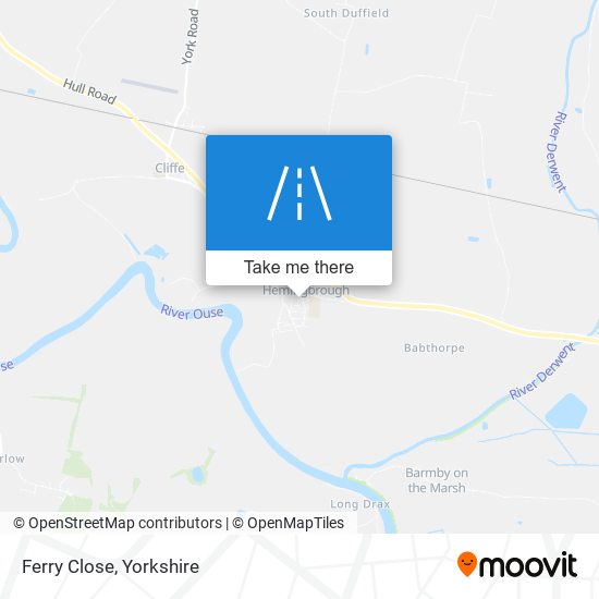 Ferry Close map
