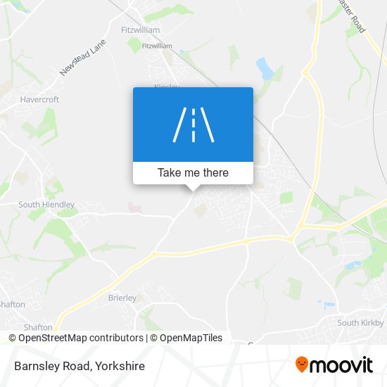 Barnsley Road map