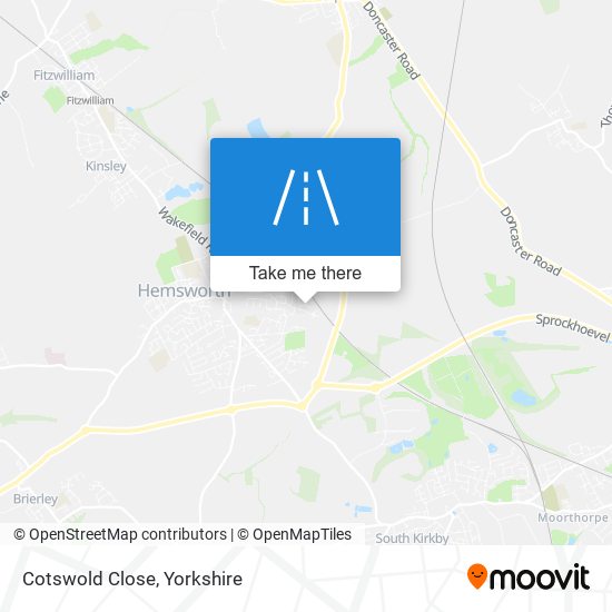 Cotswold Close map